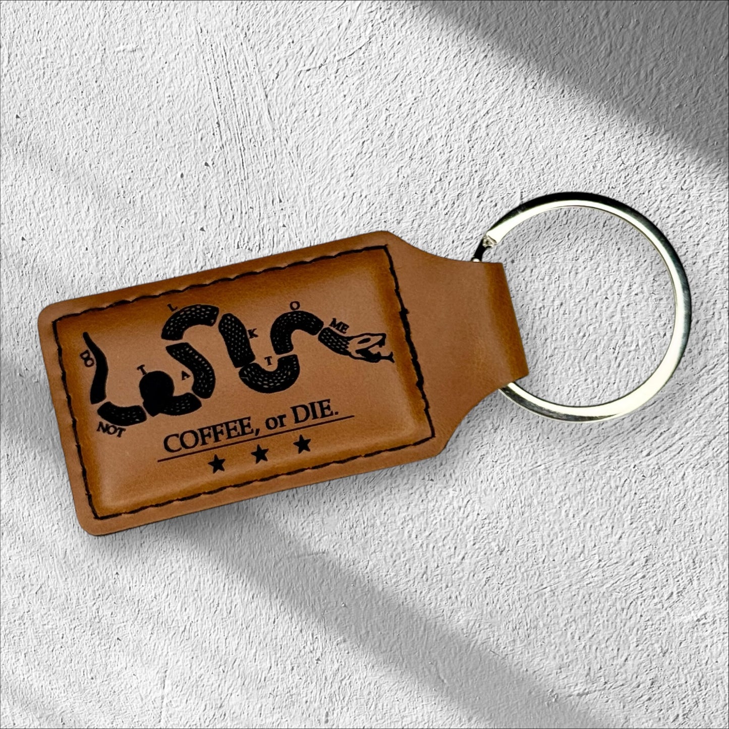Coffee or Die Keychain