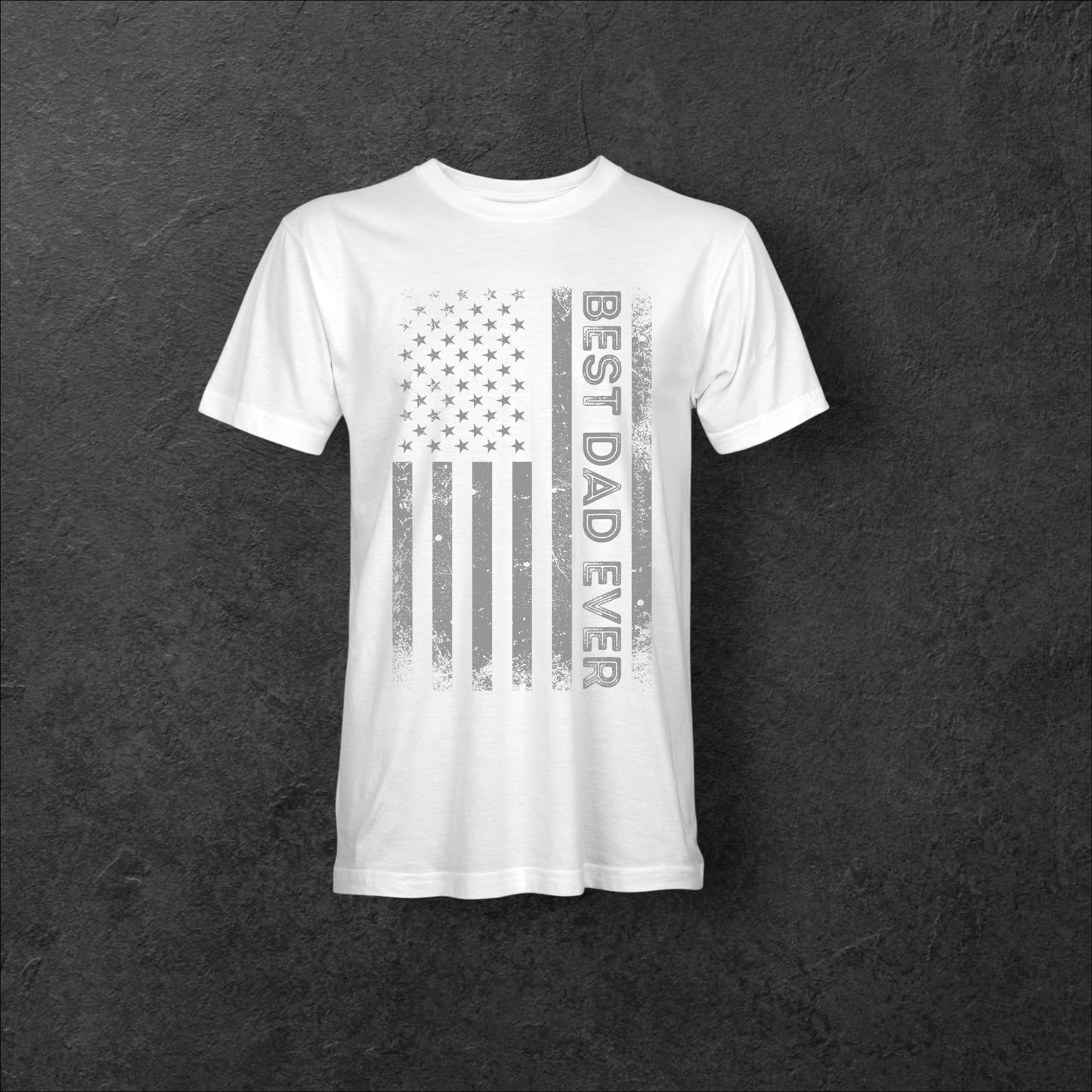 Best Dad Ever — White Flag Edition Tee