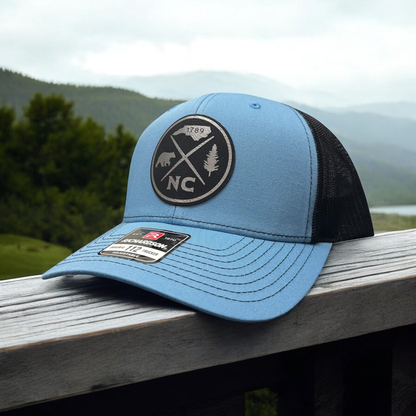 North Carolina Hat (Carolina Blue and Black)