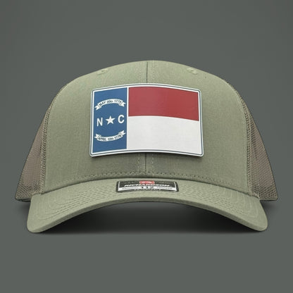 Olive North Carolina Flag Hat