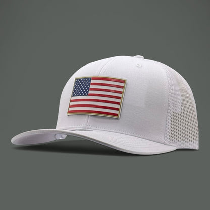 White American Flag Hat
