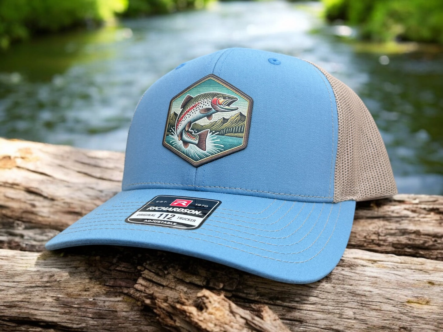 Rainbow Trout Hexagon Hat