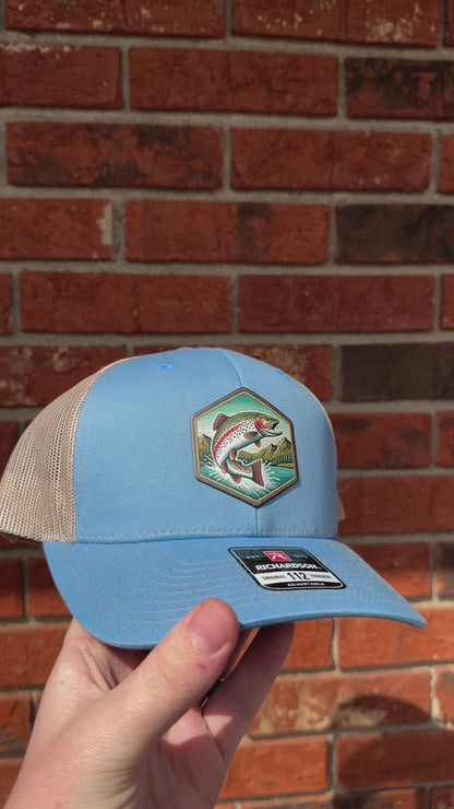 Rainbow Trout Hexagon Hat