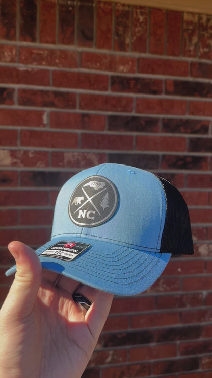 North Carolina Hat (Carolina Blue and Black)