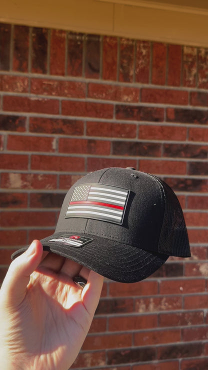 Thin Red Line PVC Patch Hat